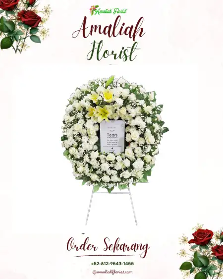 Krans Bunga Duka Meteseh